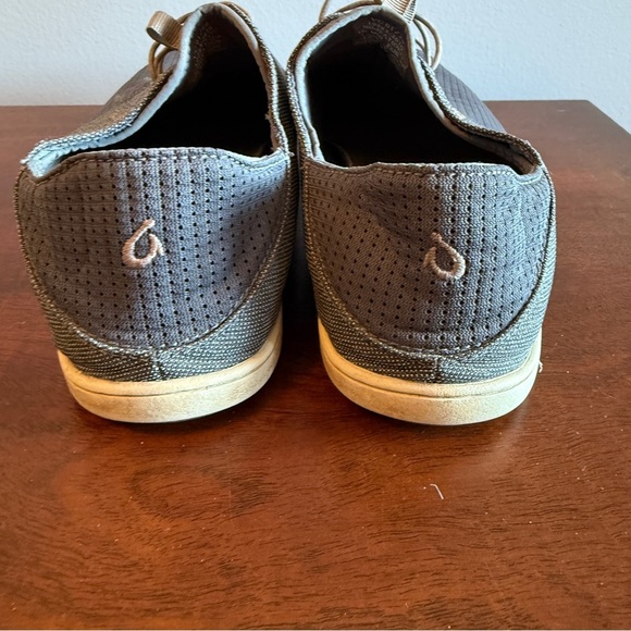 OluKai Gray Sneakers Nohea Moku Size 10 - Picture 4 of 6
